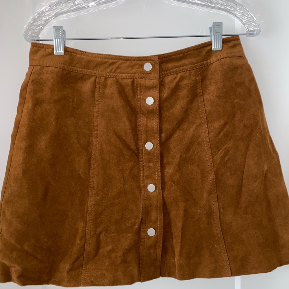H&M Suede Skirt
